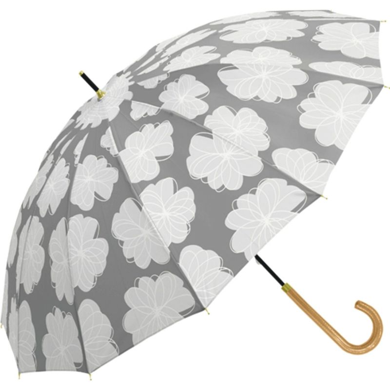 花柄がポイントの大人の雨傘